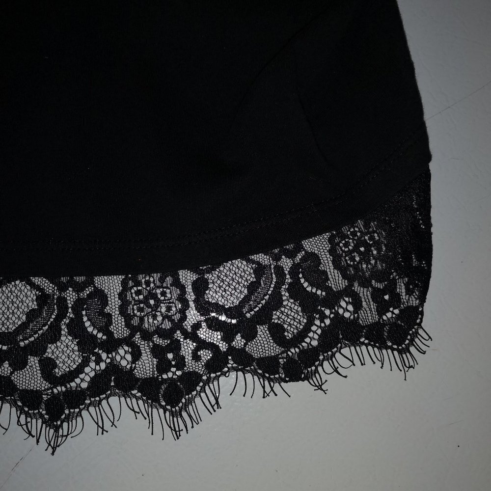 Karl Ferris Ladies Size Small Black Lace Trimmed Jimi Hendrix T-shirt - Picture 5 of 8